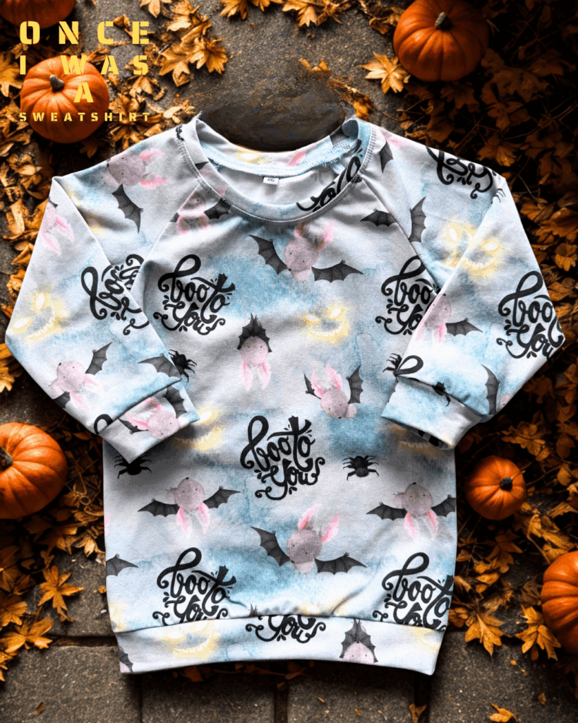 Kids long sleeve with bats and “Boo to You” lettering